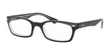 Ray-Ban RX5150 Eyeglasses Black On Transparent