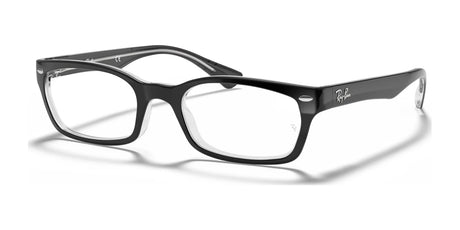 Ray-Ban RX5150 Eyeglasses Black On Transparent