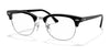 Ray-Ban CLUBMASTER RX5154 Eyeglasses / Black On Silver №2000 / Size 49