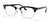Ray-Ban CLUBMASTER RX5154 Eyeglasses / Black On Silver №2000