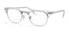 Ray-Ban CLUBMASTER RX5154 Eyeglasses / White Transparent №2001 / Size 49