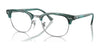Ray-Ban CLUBMASTER RX5154 Eyeglasses / Striped Green №8377 / Size 51
