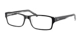 Ray-Ban RX5169 Eyeglasses Black On Transparent