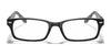 Ray-Ban RX5206 Eyeglasses / Black On Red №2479 / Size 52