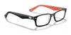 Ray-Ban RX5206 Eyeglasses / Black On Red №2479 / Size 52
