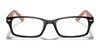 Ray-Ban RX5206 Eyeglasses / Black On Red №2479 / Size 52