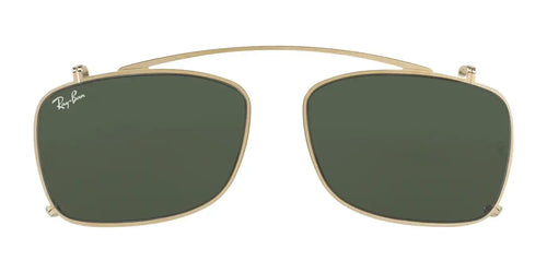 Ray-Ban RX5228C Clip-On Sunglasses / Arista Gold №250071 / G-15 Green (3N 12.9%) / Size 53