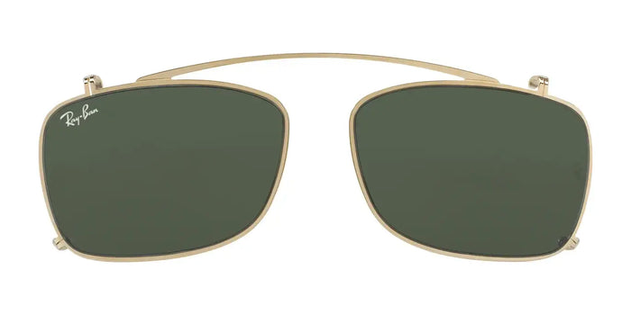Ray-Ban RX5228C Clip-On Sunglasses / Arista Gold №250071 / G-15 Green (3N 12.9%) / Size 53