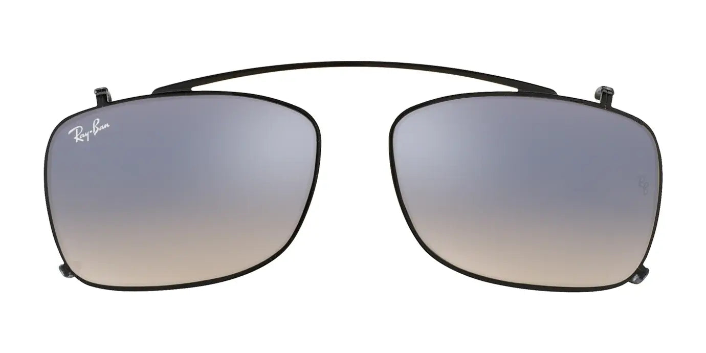 Ray-Ban RX5228C Clip-On Sunglasses Black / Silver Gradient Flash