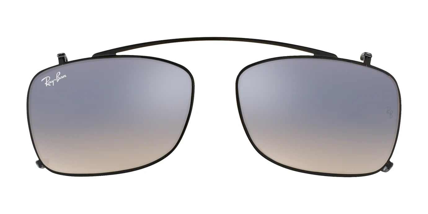 Ray-Ban RX5228C Clip-On Sunglasses Black / Silver Gradient Flash