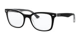 Ray-Ban RX5285 Eyeglasses Black On Transparent