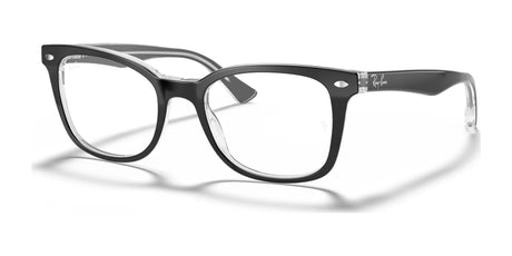 Ray-Ban RX5285 Eyeglasses Black On Transparent