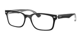 Ray-Ban RX5286 Eyeglasses Black On Transparent