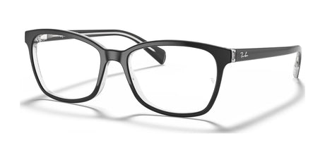 Ray-Ban RX5362 Eyeglasses Black On Transparent