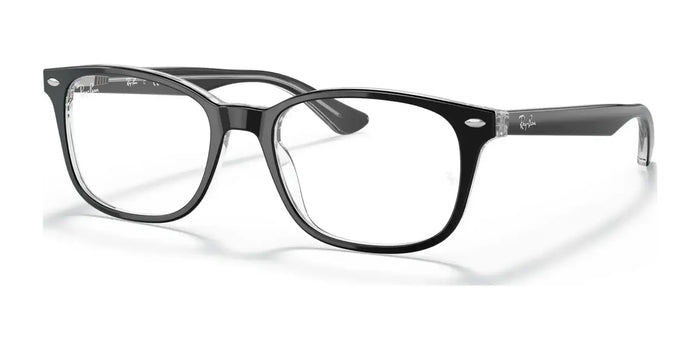 Ray-Ban RX5375 Eyeglasses / Black On Transparent №2034 / Size 51