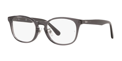 Ray-Ban RX5386D Eyeglasses Dark Transparent Grey