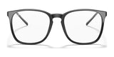 With black-rimmed acetate frames and clear lenses, the Ray-Ban RX5387F Eyeglasses in Size 54 offer a bold and stylish look while being ready for prescription use.