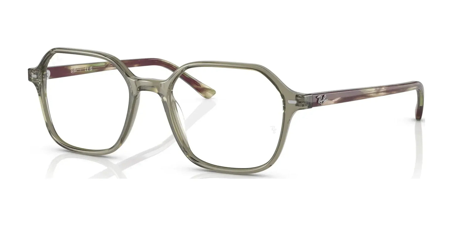 Ray-Ban JOHN RX5394 Eyeglasses Transparent Green