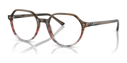 Ray-Ban THALIA RX5395 Eyeglasses Striped Brown & Red