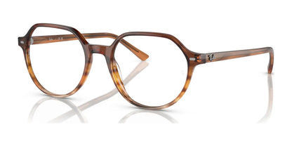 Ray-Ban THALIA RX5395 Eyeglasses Striped Brown & Yellow