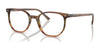 Ray-Ban ELLIOT RX5397 Eyeglasses / Striped Brown & Green №8255 / Size 50