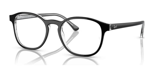 Ray-Ban RX5417 Eyeglasses / Black On Transparent №2034 / Size 50
