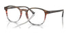 Ray-Ban RX5417 Eyeglasses / Striped Brown & Red №8251 / Size 50