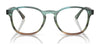 Ray-Ban RX5417F Eyeglasses | Size 52 / Dark Grey On Transparent Grey №8367 / Clear