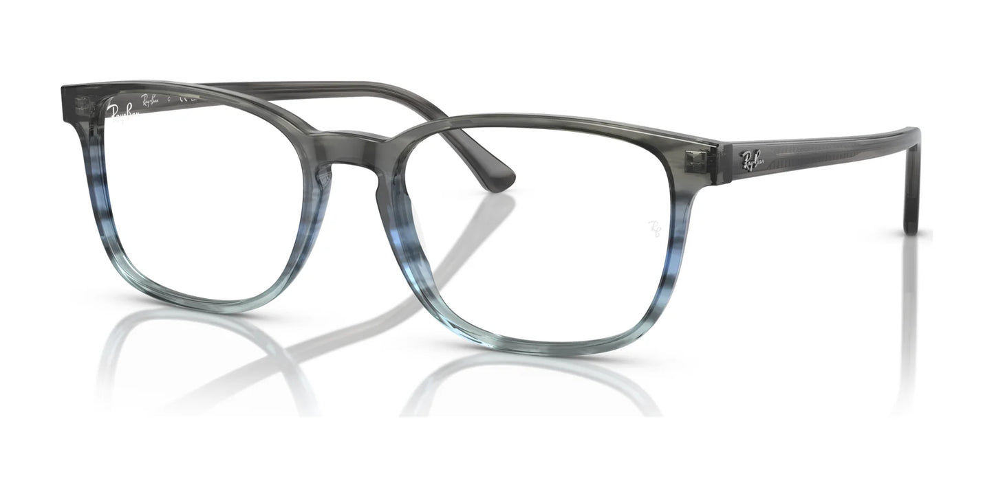 Ray-Ban RX5418 Eyeglasses Striped Grey & Blue