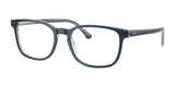 Ray-Ban RX5418 Eyeglasses Blue On Transparent Blue