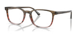 Ray-Ban RX5418F Eyeglasses Striped Brown & Red