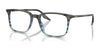 Ray-Ban RX5421 Eyeglasses / Striped Grey & Blue №8254 / Size 53