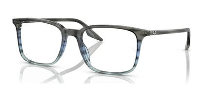 Ray-Ban RX5421 Eyeglasses Striped Grey & Blue