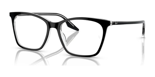 Ray-Ban RX5422 Eyeglasses / Black On Transparent №2034 / Size 52