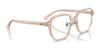 Ray-Ban RX5424D Eyeglasses | Size 54 / Transparent Light Brown №8267
