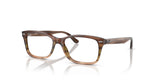 Ray-Ban RX5428 Eyeglasses Striped Brown & Green