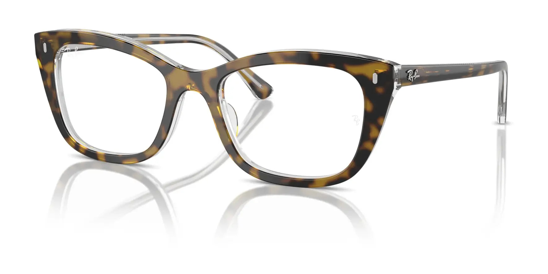 Ray-Ban RX5433 Eyeglasses Havana On Transparent