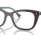 Brown On Transparent Blue №8366