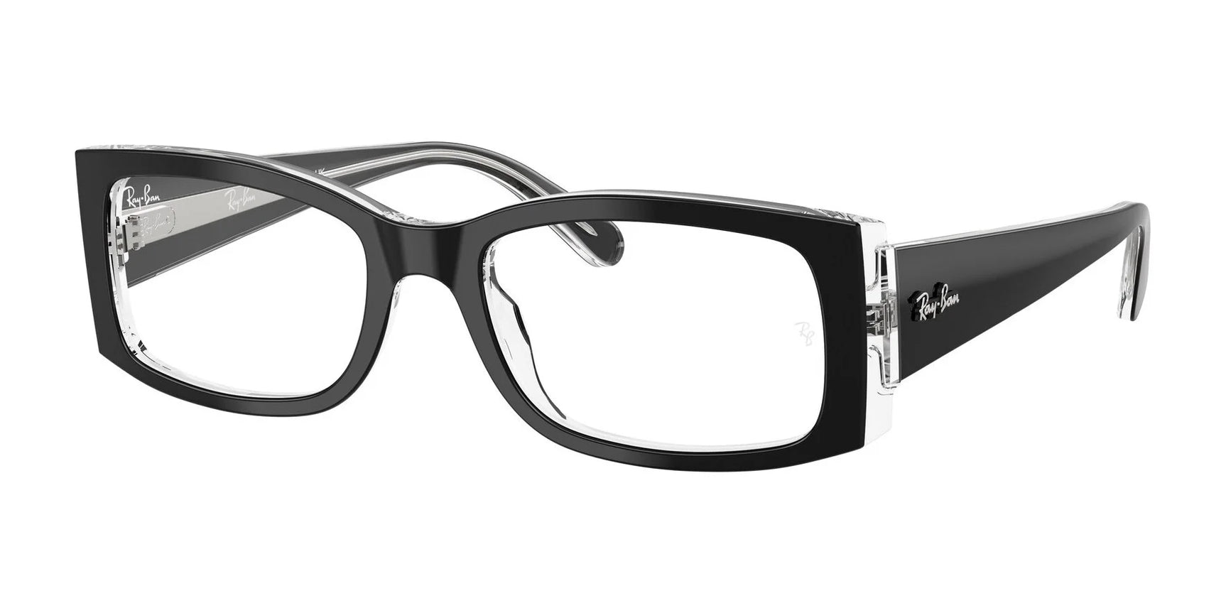 Ray-Ban MIRIAM RX5434F Eyeglasses Black On Transparent