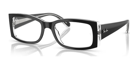 Ray-Ban MIRIAM RX5434F Eyeglasses Black On Transparent