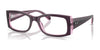 Ray-Ban MIRIAM RX5434F Eyeglasses | Size 54 / Violet On Transparent Pink №8364
