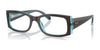 Ray-Ban MIRIAM RX5434F Eyeglasses | Size 54 / Brown On Transparent Blue №8366