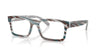 Ray-Ban RX5435F Eyeglasses / Photo Striped Brown №8383 / Size 56