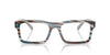 Ray-Ban RX5435F Eyeglasses / Photo Striped Brown №8383 / Size 56