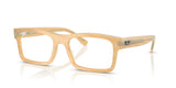 Ray-Ban RX5435F Eyeglasses Photo Striped Brown
