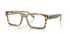 Ray-Ban RX5435F Eyeglasses / Photo Striped Brown №8383 / Size 56