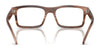 Ray-Ban RX5435F Eyeglasses / Photo Striped Brown №8383 / Size 56