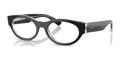 Ray-Ban RX5447 Eyeglasses / Black On Transparent №2034 / Size 51