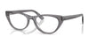 Ray-Ban RX5449D Eyeglasses | Size 54 / Transparent Grey №8268