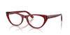 Ray-Ban RX5449D Eyeglasses | Size 54 / Transparent Bordeaux №8464